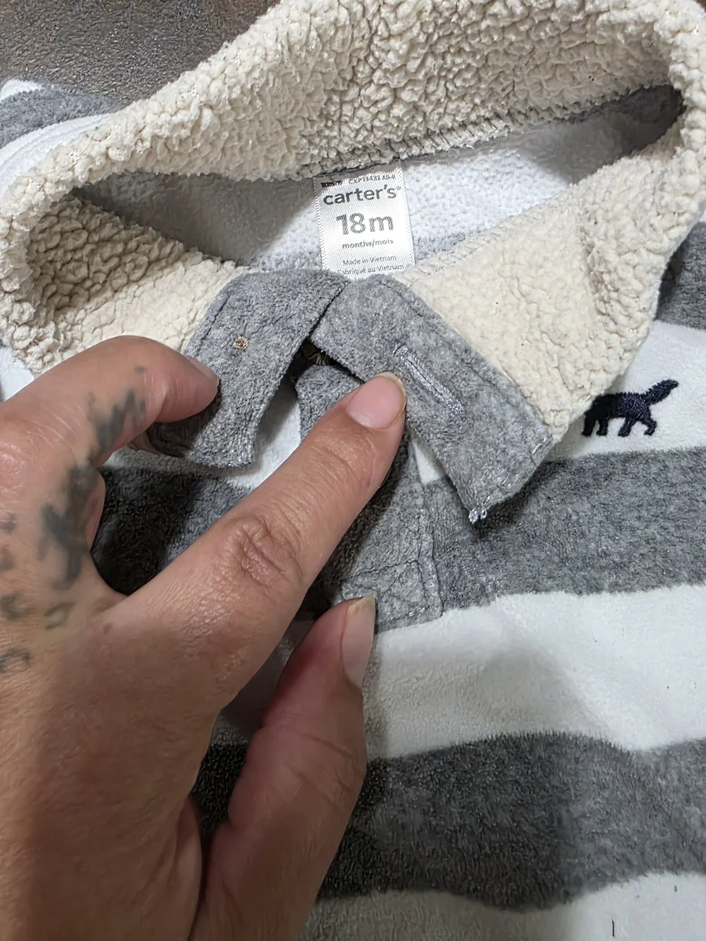 Carters soft striped